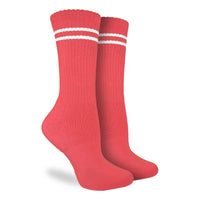Women's Athletic Socks, Tomato Red