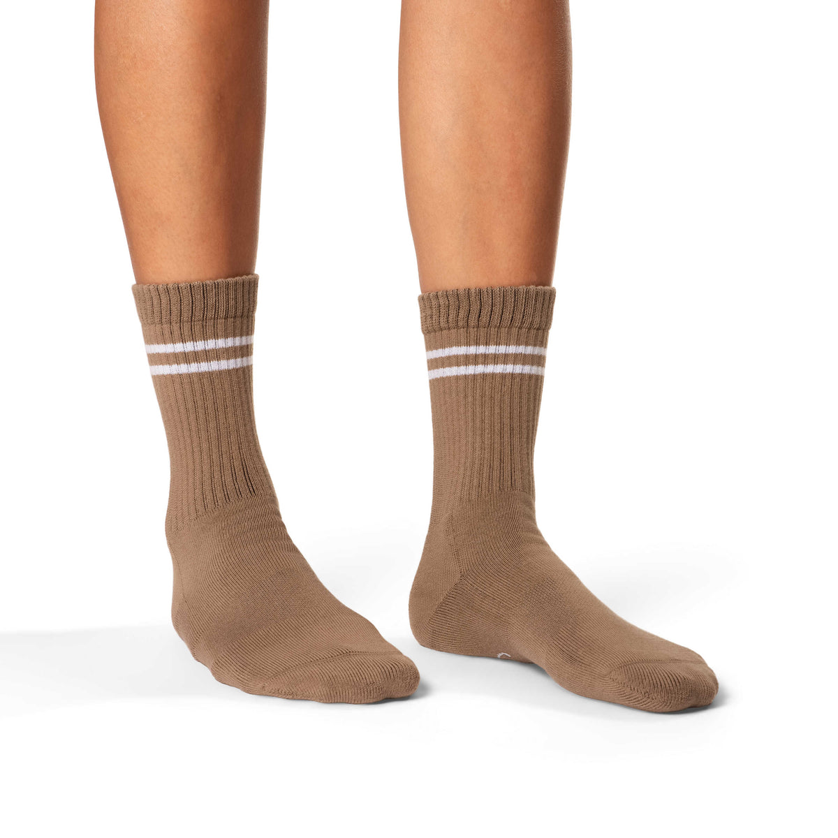Women's Athletic Socks, Khaki