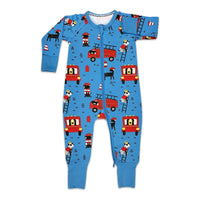 Doggy Firefighters Baby Pajamas