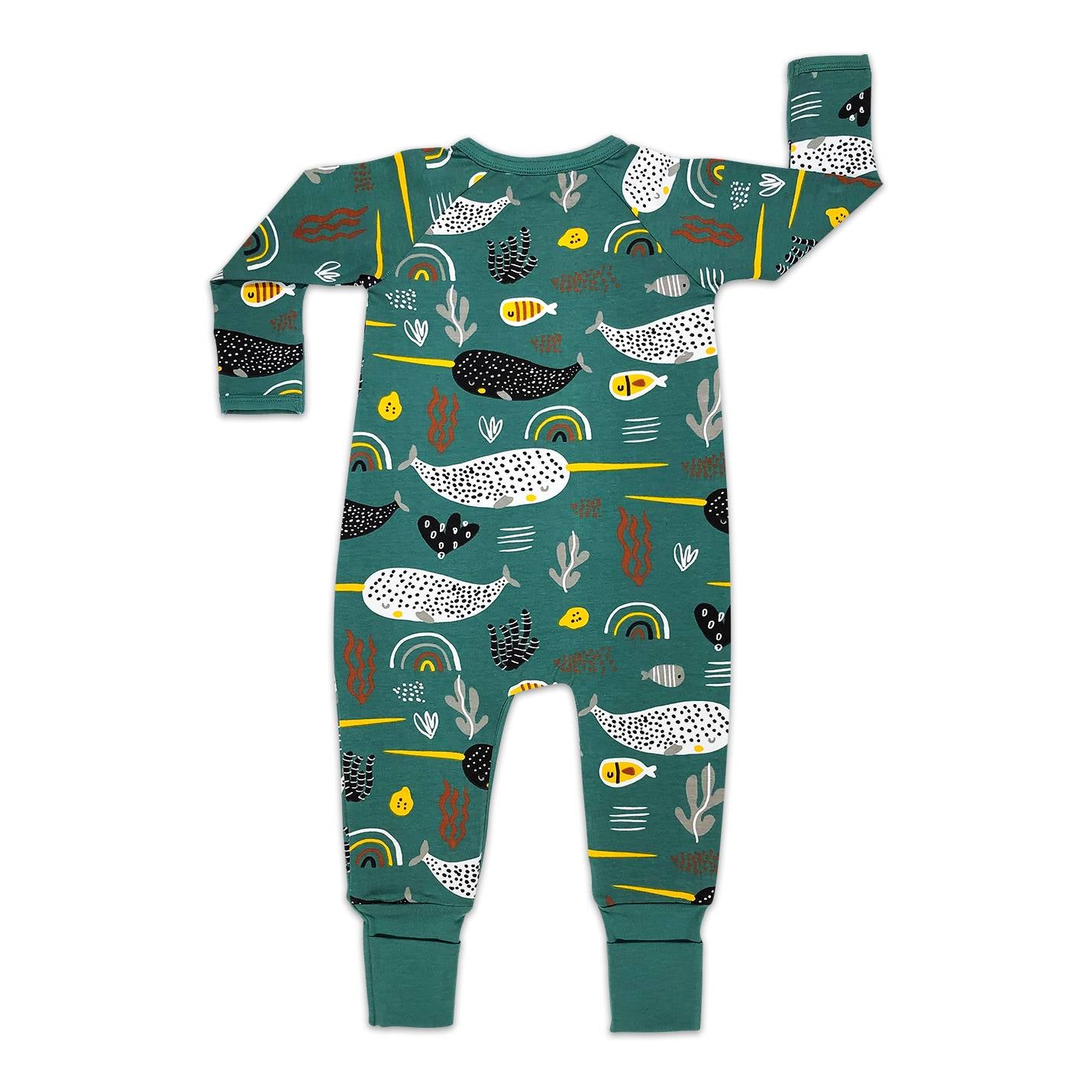 Narwhal Baby Pajamas 18 24 Months Green