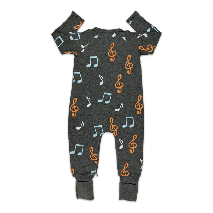 Music Notes Baby Pajamas – Good Luck Sock