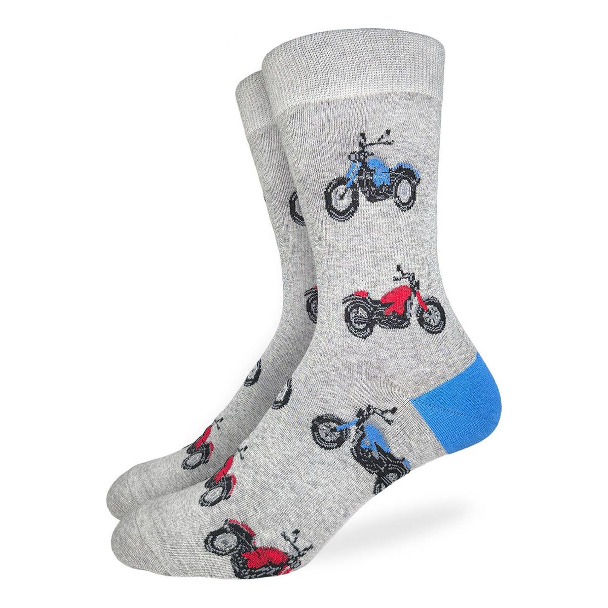 Men's Grey Motorcycle Socks