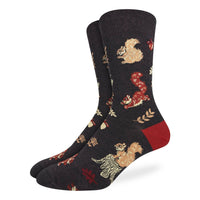 Men's Woodland Squirrel Socks