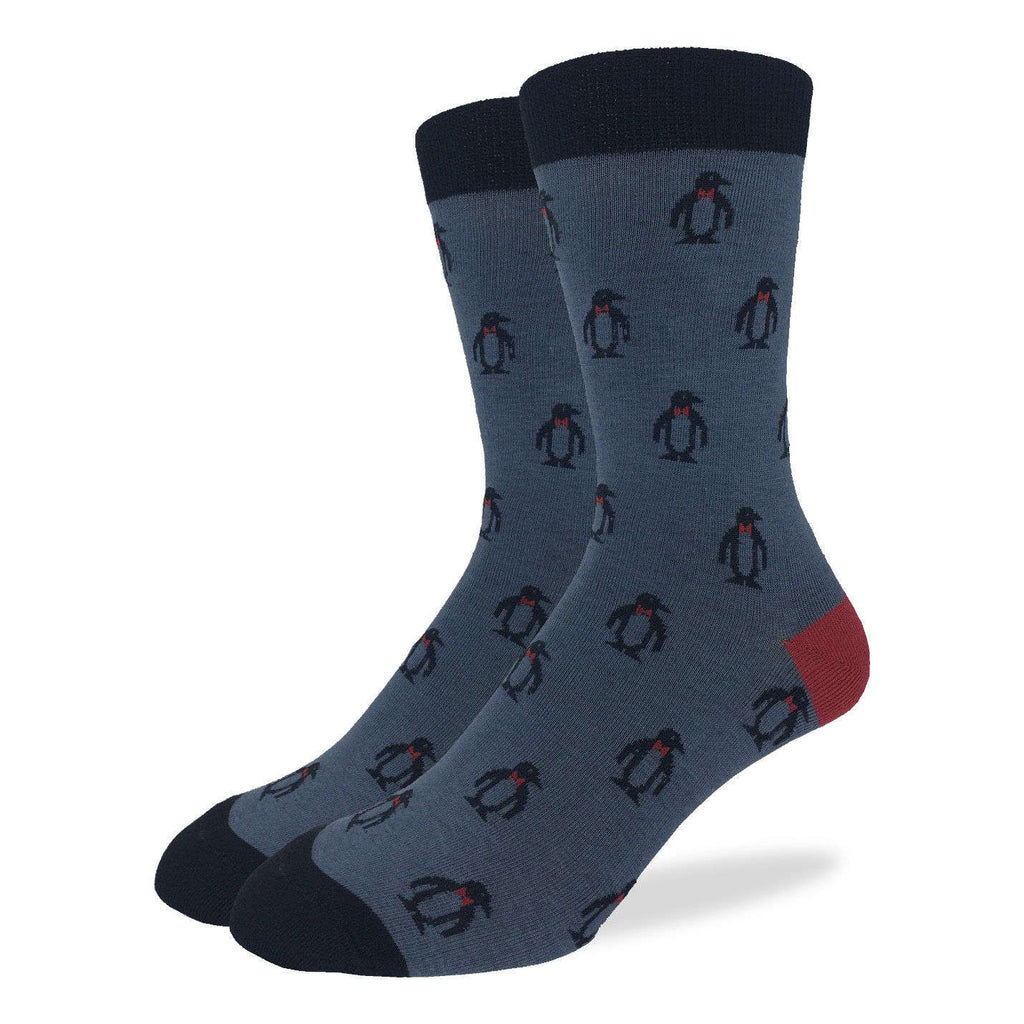 Men's Grey Penguin Socks
