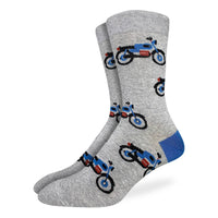 Men's Grey Motorcycle Socks