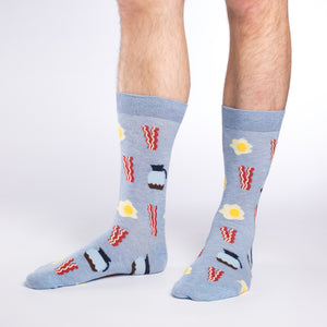 Men's King Size Bacon & Eggs Socks