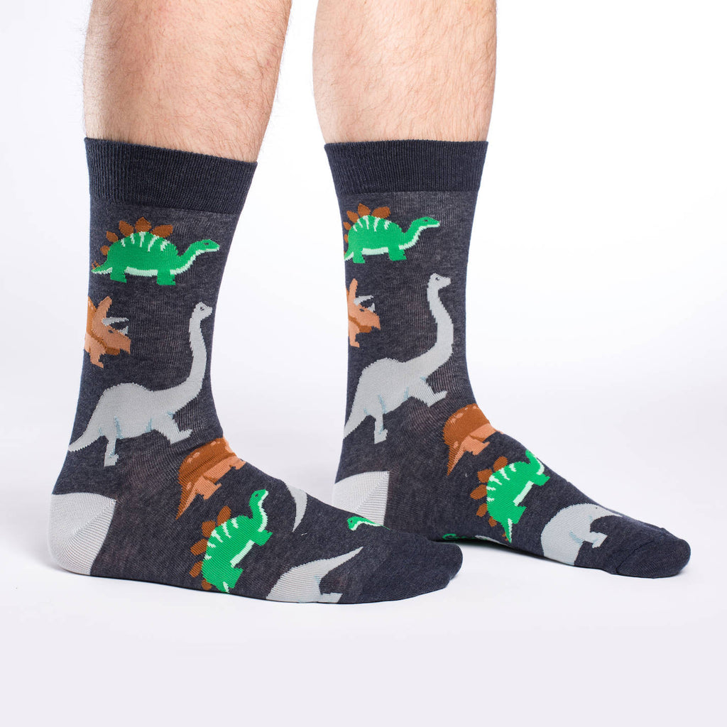 Men's King Size Jurassic Dinosaurs Socks