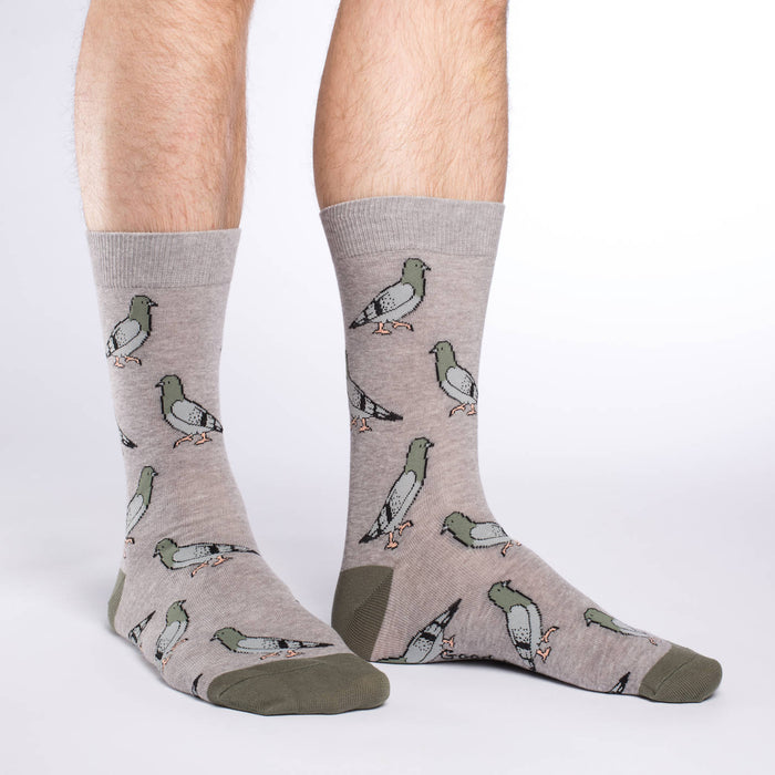 Men's King Size Pigeons Socks