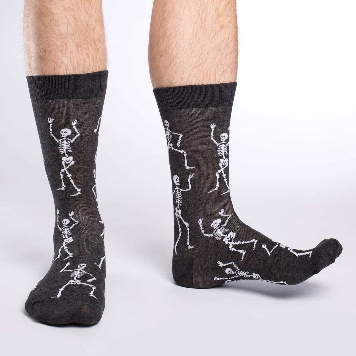 Men's Dancing Halloween Skeleton Socks