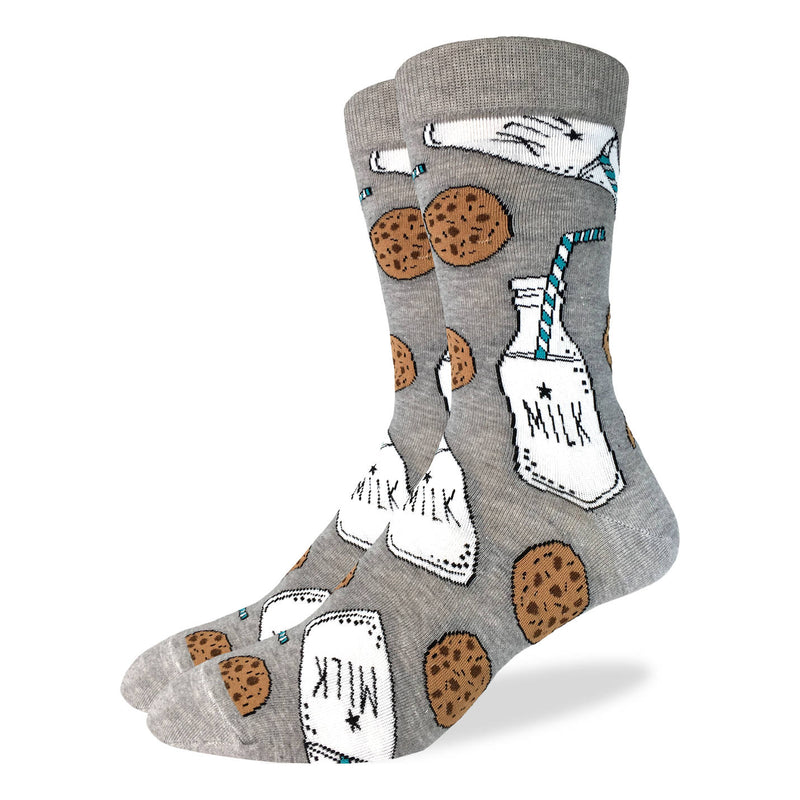 Men's Big & Tall Milk & Cookies Socks