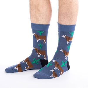 Men's Cactus Cow Socks