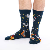 Men's King Size Space Cats Socks
