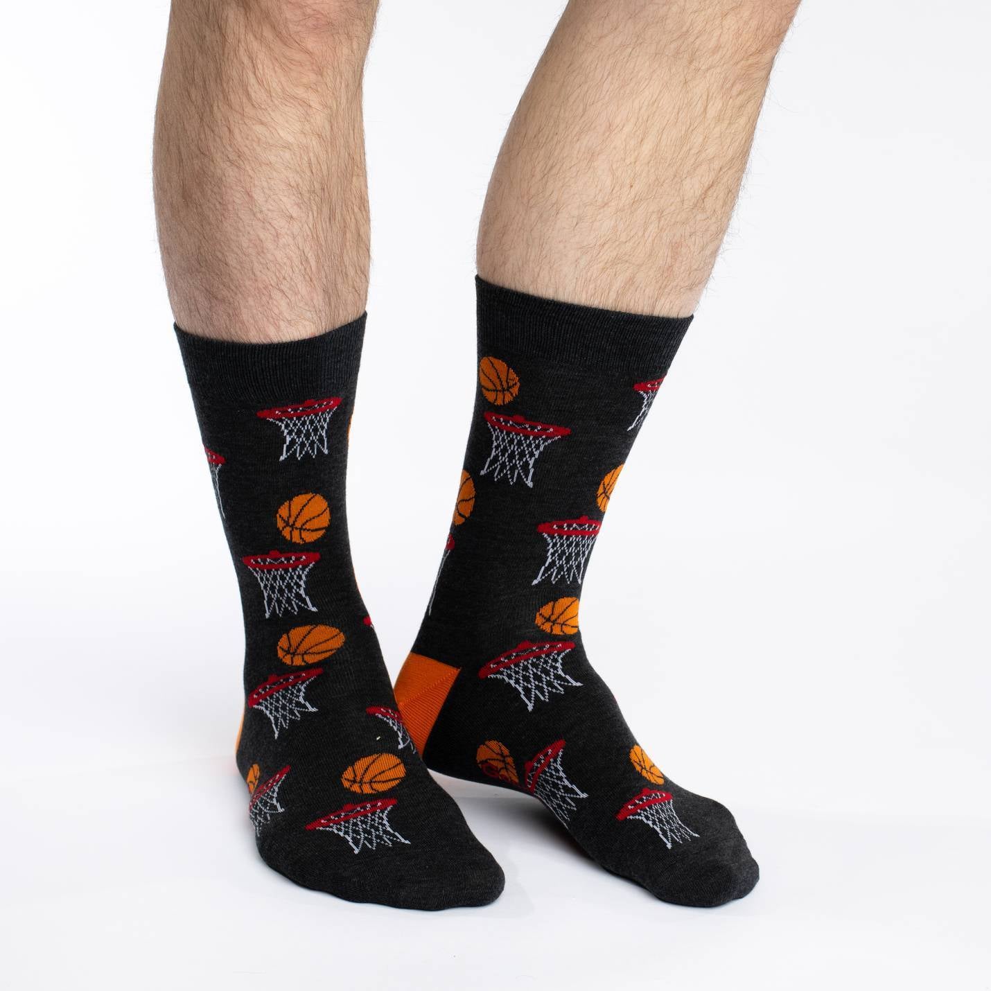 Orange basketball clearance socks