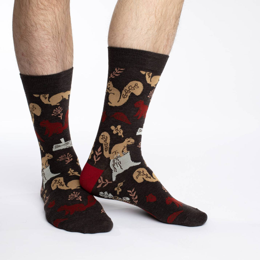 Men's Woodland Squirrel Socks