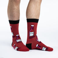 Men's King Size Ketchup Socks