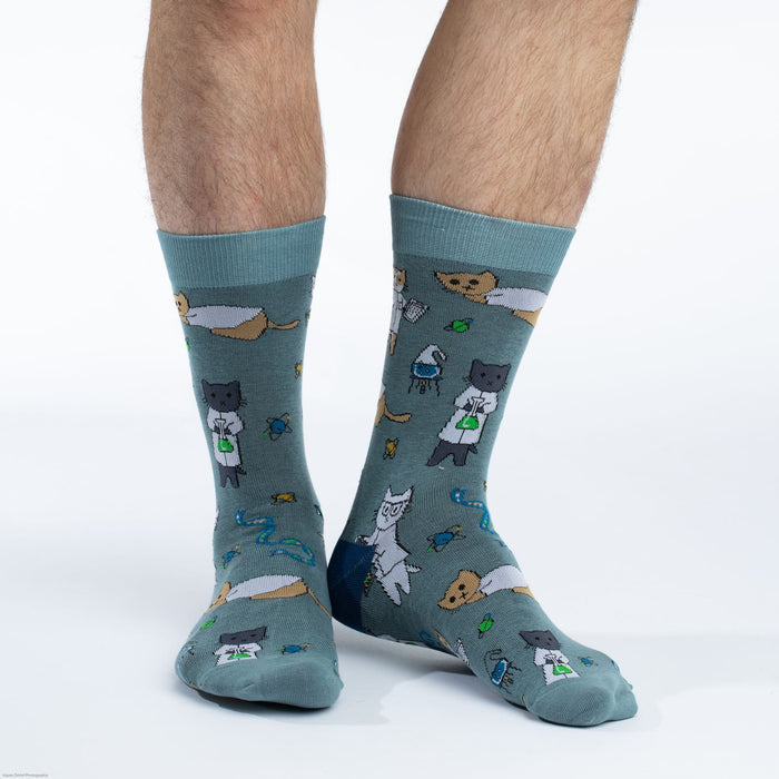 Men's Big & Tall Science Cats Socks