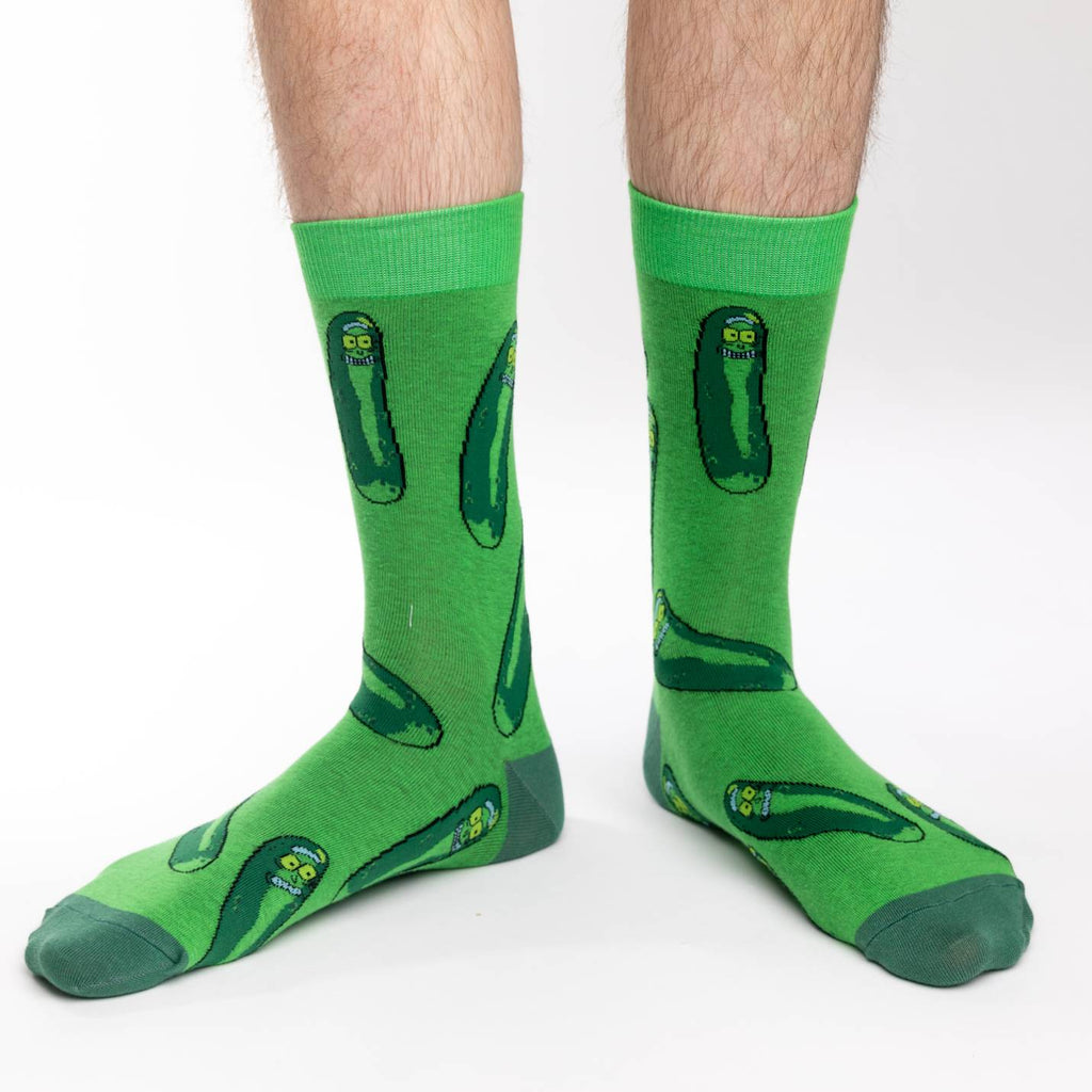 Men's King Size Pickle Rick Socks