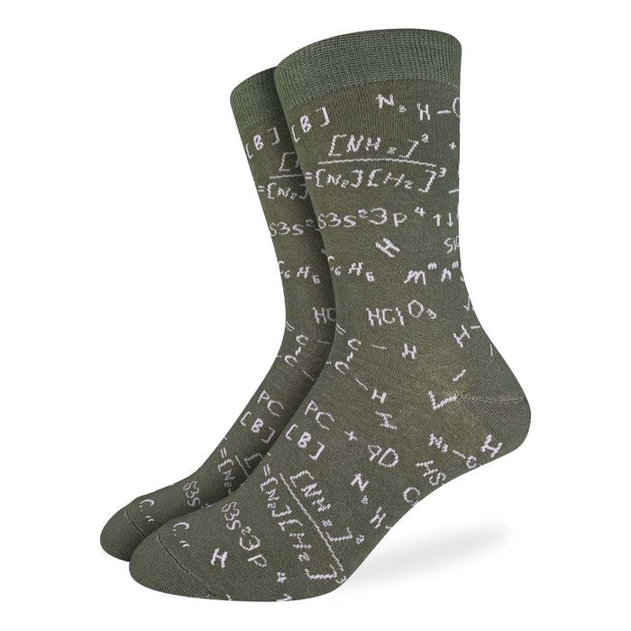 Men's Chemistry Formulas Socks