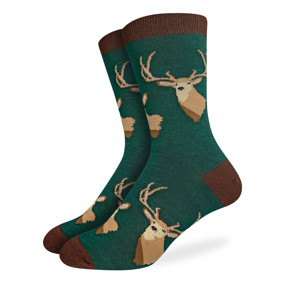 Men's King Size Deer Heads Socks