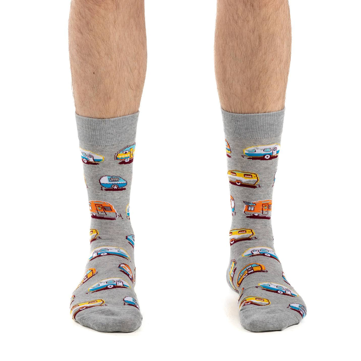 Men's King Size Happy Camper Socks
