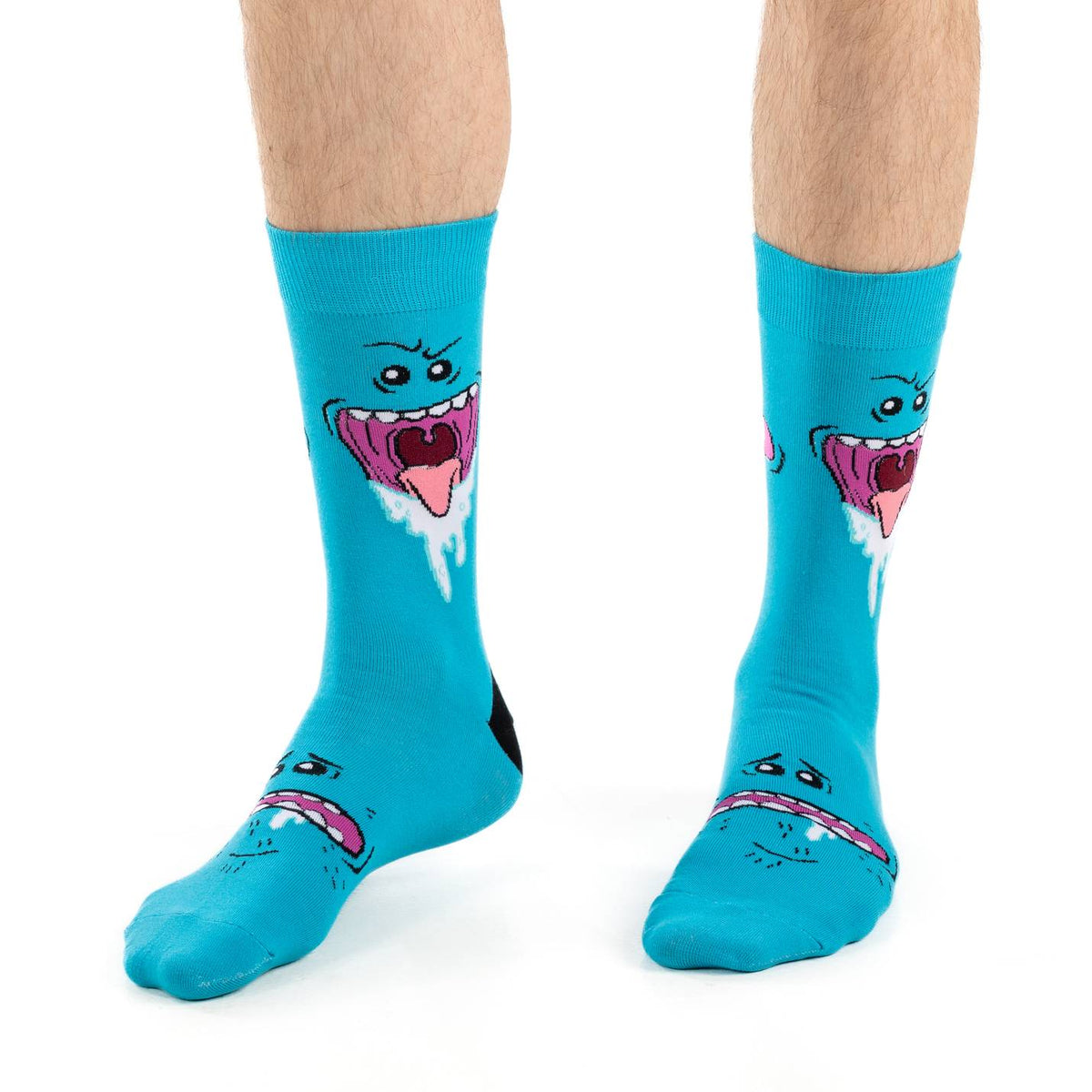 Men's Rick and Morty, Mr. Meeseeks Face Socks