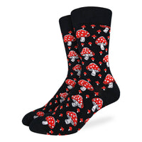 Men's Big & Tall Amanita Mushrooms Socks