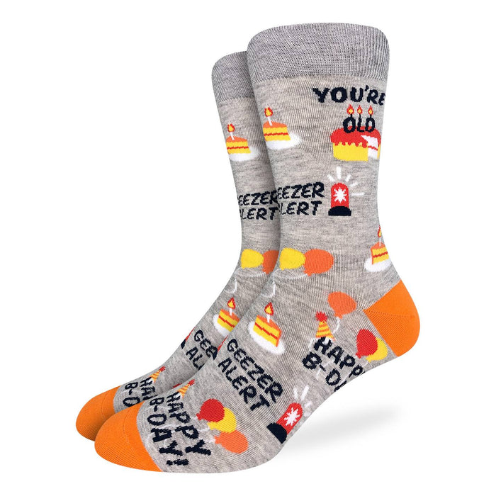 Men's Happy Birthday Geezer Socks