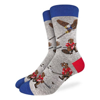 Men's Big & Tall Hockey Beaver vs. Eagle Socks