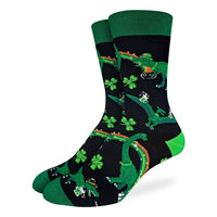 Men's Saint Patrick's Day Dinosaurs Socks