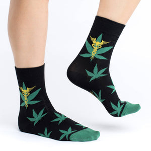 Women's Marijuana Leafs Socks