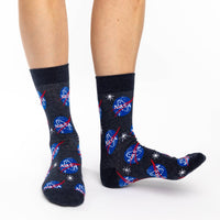 Women's Nasa, Blue Socks