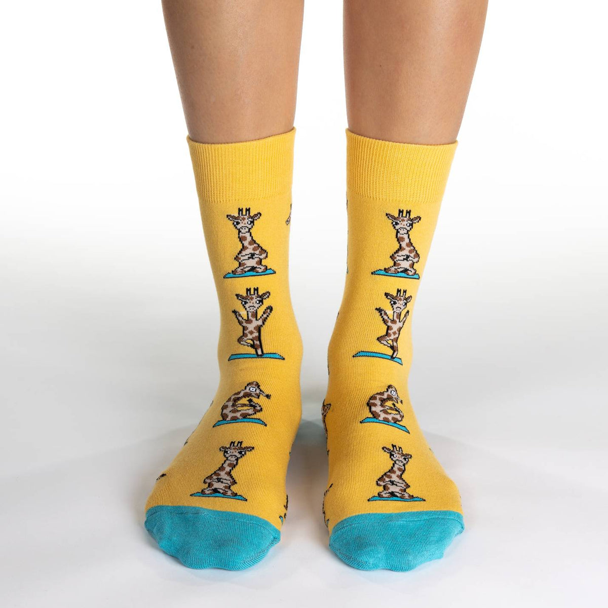 Women's Yoga Giraffes Socks