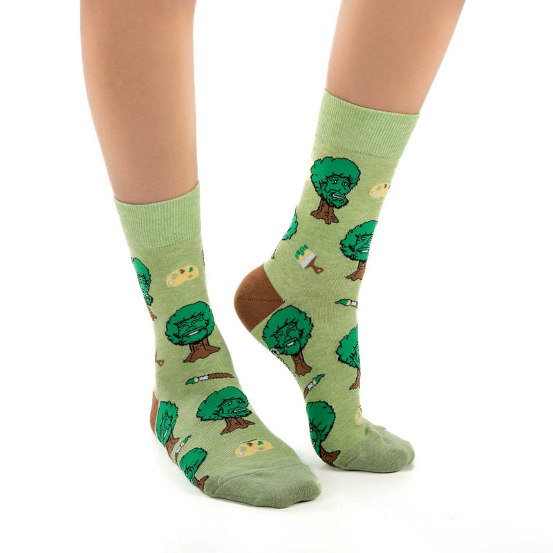 Women's Bob Ross Happy Trees Socks