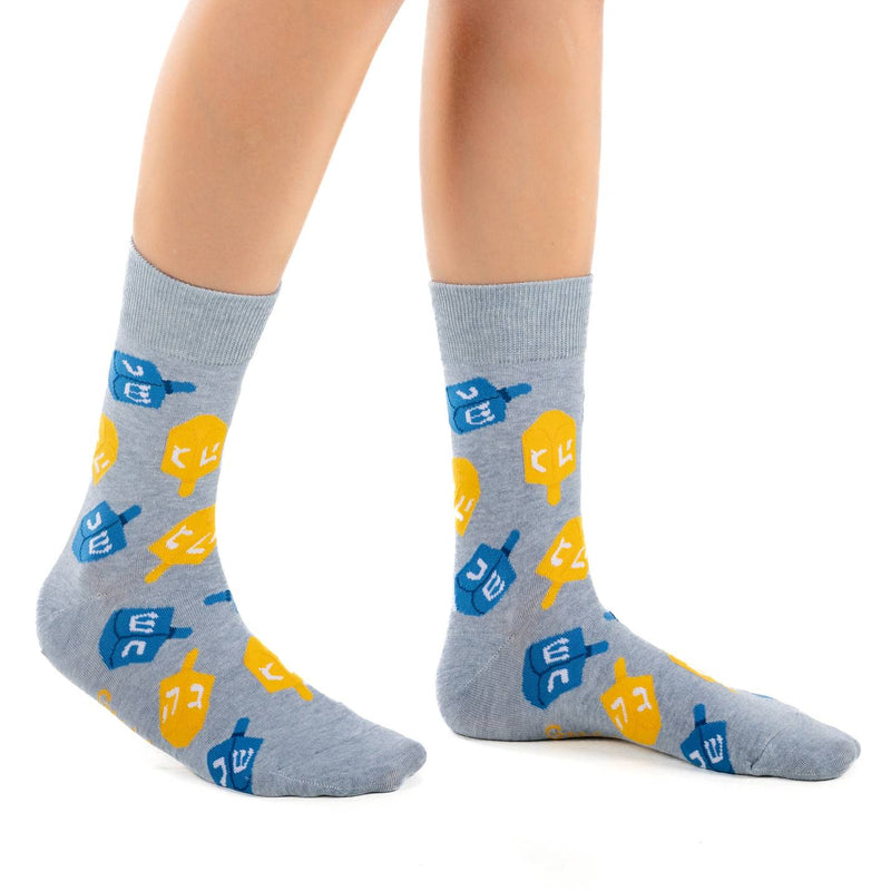 Women's Hanukkah Dreidel Socks
