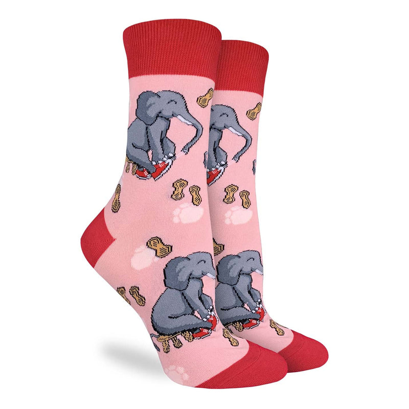 Women's Elephant Putting on Shoes Socks