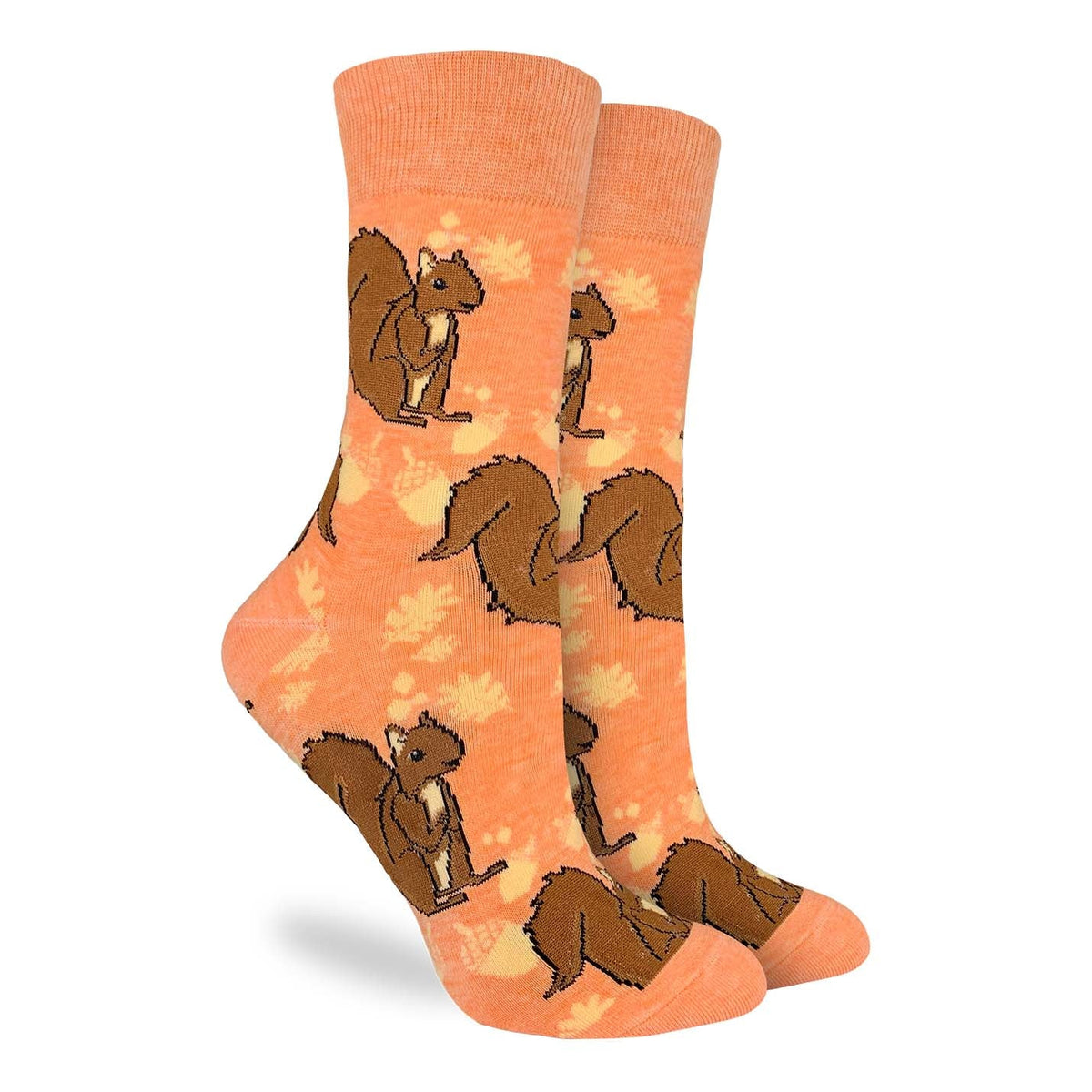 Women's Orange Squirrel Socks