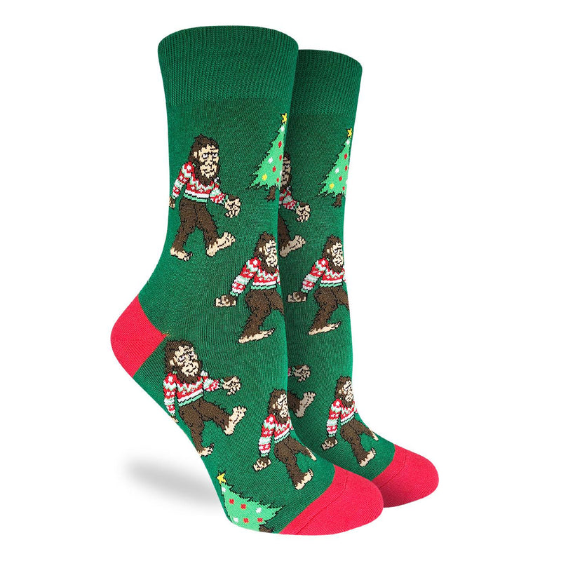 Women's Christmas Bigfoot Socks