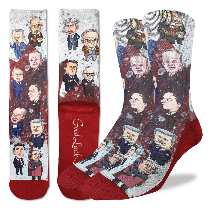 Men's Canadian Prime Ministers Socks
