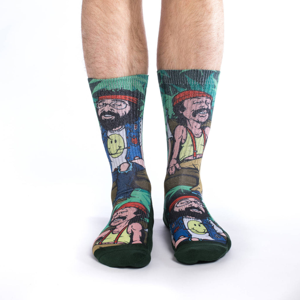 Men's Cheech & Chong on Couch Socks