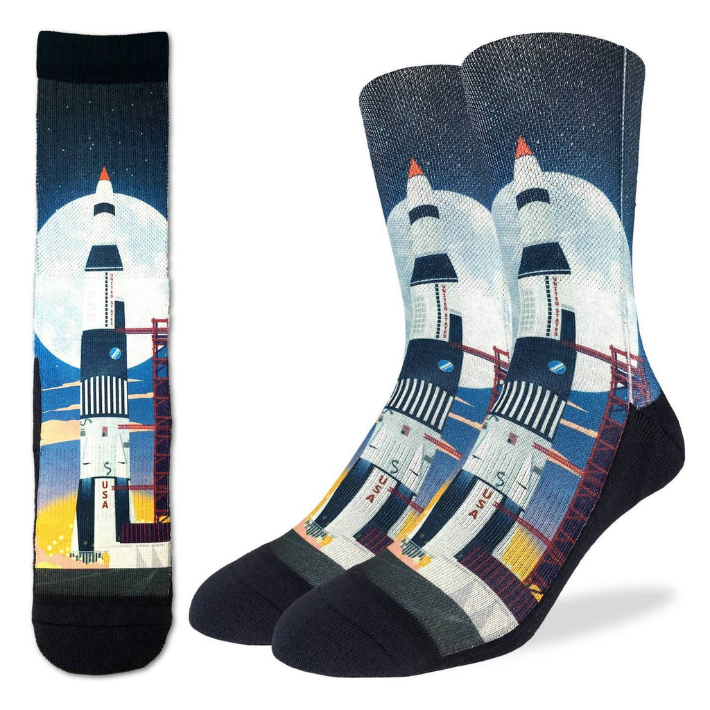Men's Saturn V Rocket Launch Socks