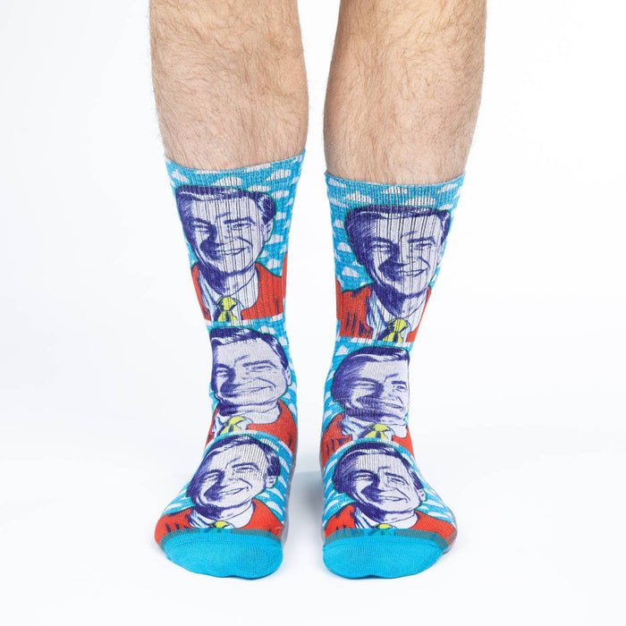 Men's Mister Rogers Pop Art Socks