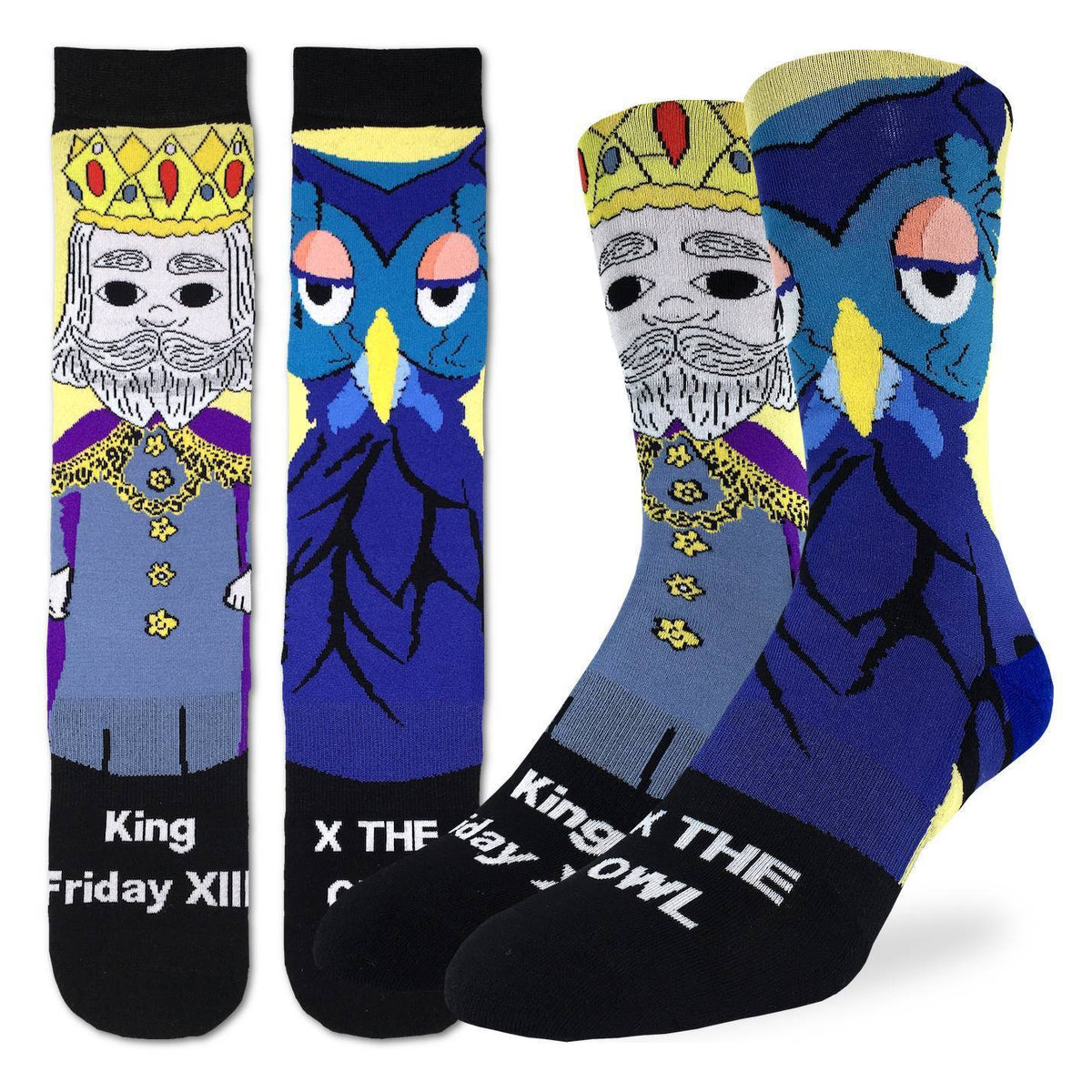 Men's Mister Rogers King Friday Socks