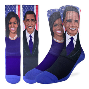 Men's Michelle & Barack Obama Socks