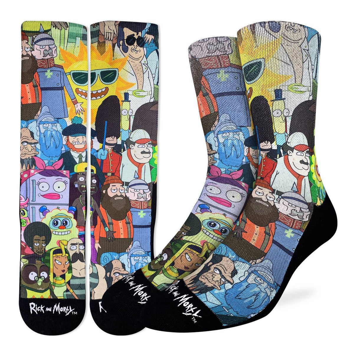 Men's Rick and Morty Characters Socks
