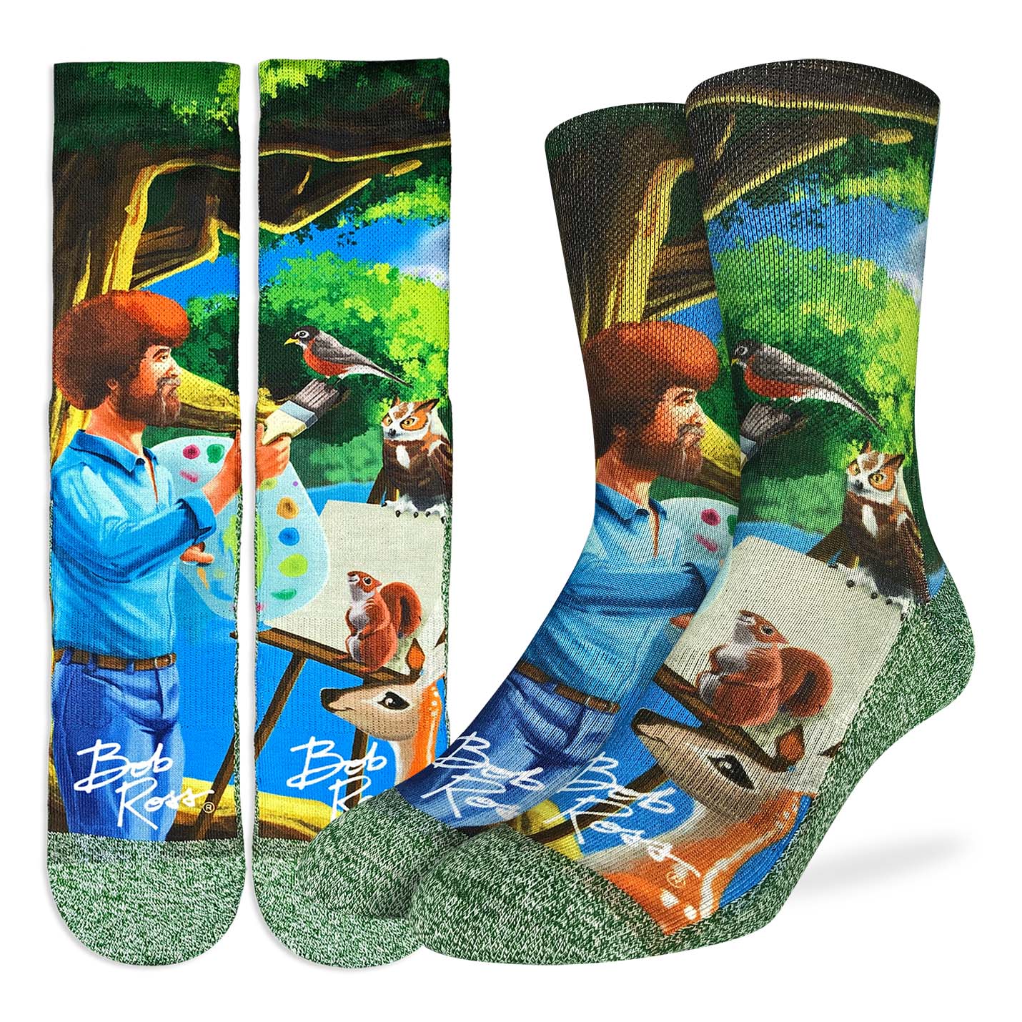 Men s Bob Ross Painting Socks