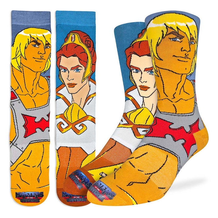 Men's Masters of the Universe, He-Man and Teela Socks