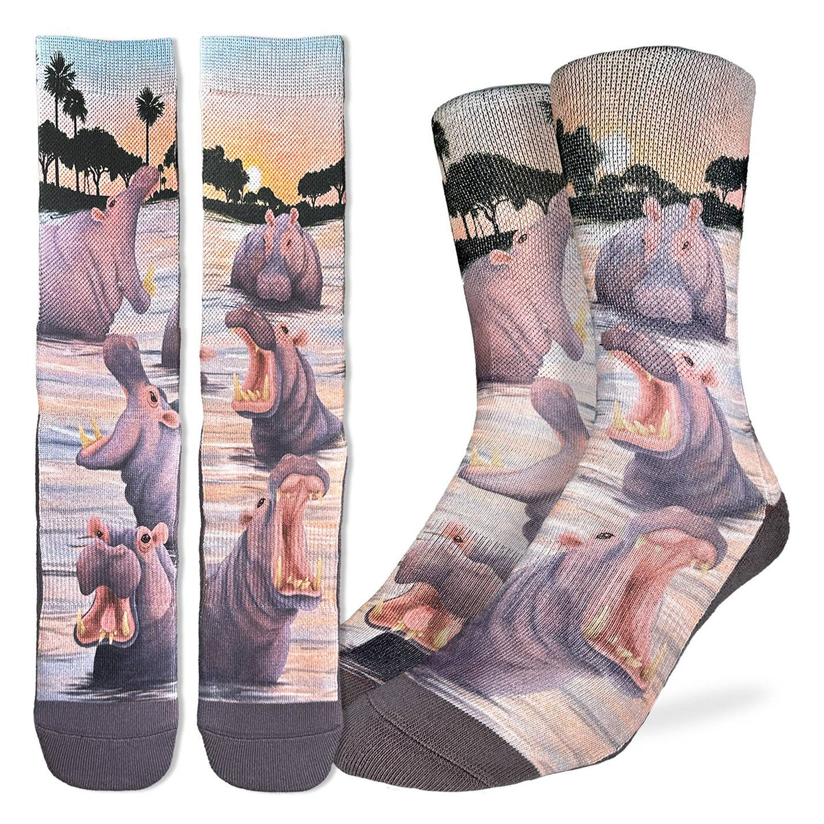 Men's Bloat of Hippopotamus Socks