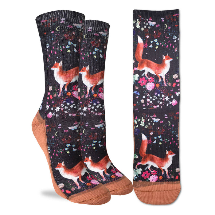 Women's Floral Fox Socks
