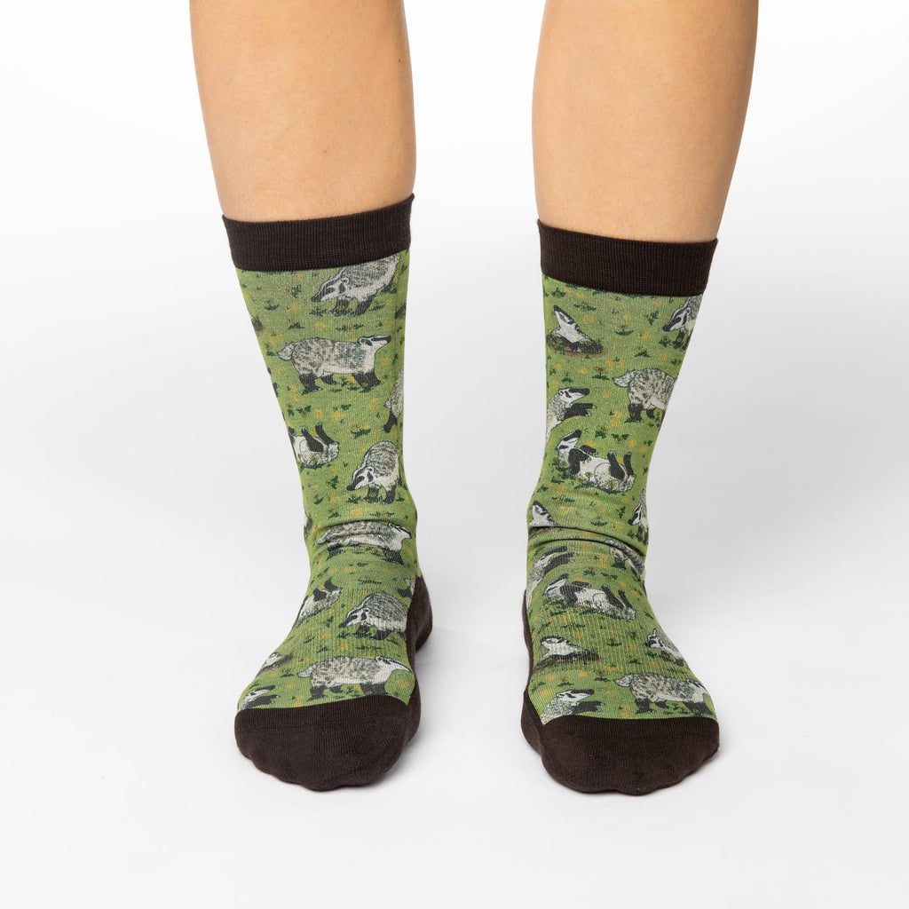 Women's American Badgers Socks