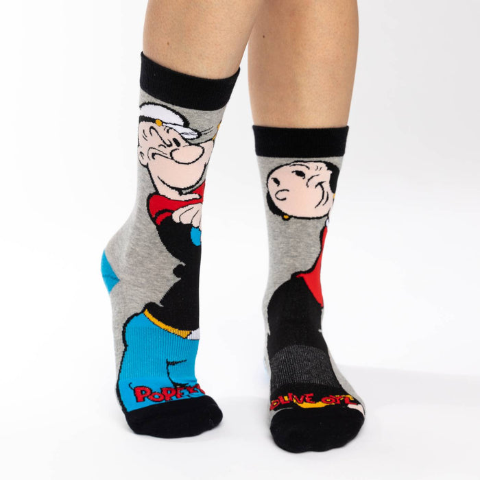 Women's Popeye and Olive Socks